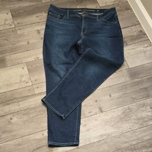 Chico's Dark Blue Slim Leg Jeans